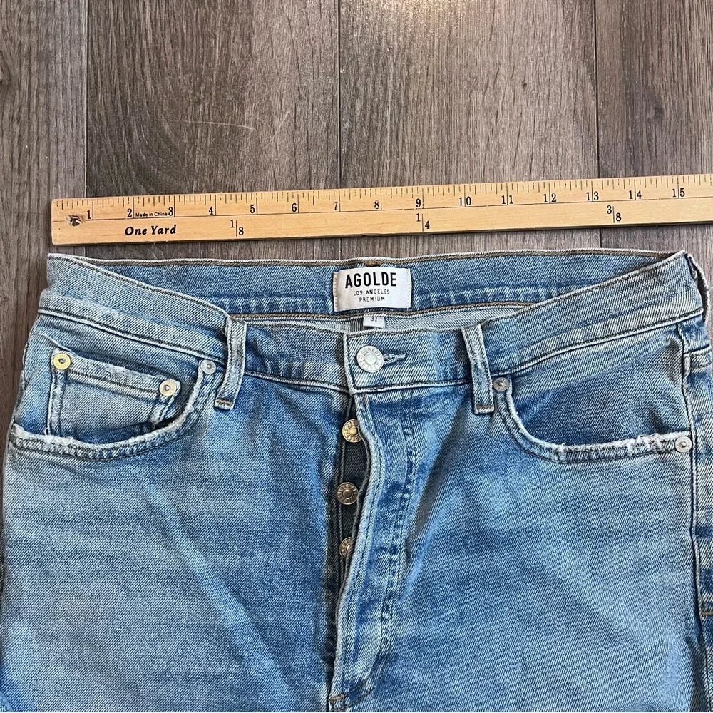 AGOLDE Nico High Rise Slim Jeans In Color Embark Size 31